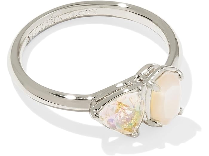(取寄) ケンドラスコット レディース テータム バンド リング Kendra Scott women Tatum Band Ring Silver Neutral Mix