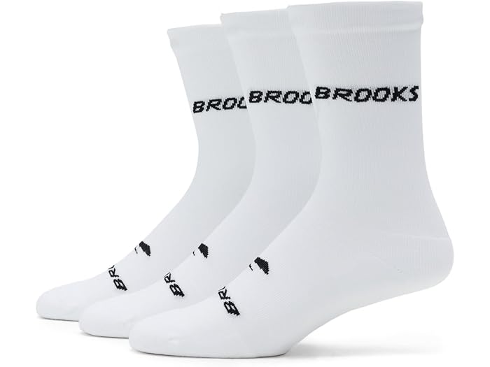 (取寄) ブルックス メンズ ラン-イン クルー 3-パック Brooks men Run-In Crew 3-Pack White/Brooks