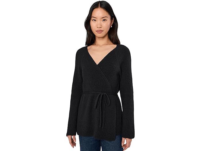 (取寄) アイリーン フィッシャー レディース ペルビアン コットン クラウド V-ネック カーディガン Eileen Fisher women Peruvian Cotton Cloud V-Neck Cardigan Black