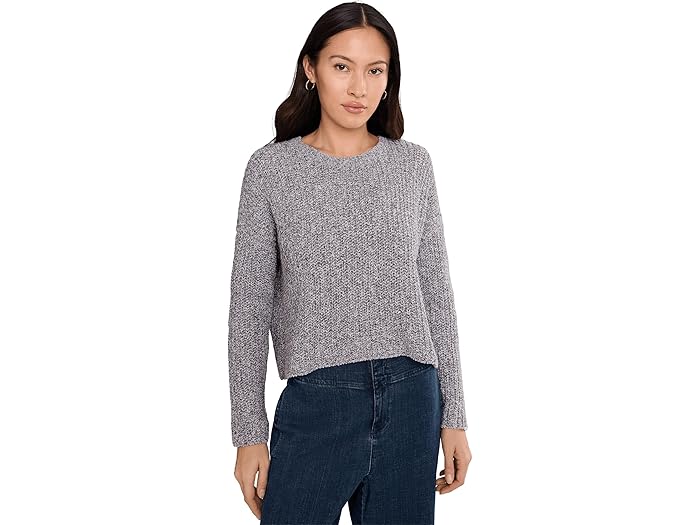 (取寄) アイリーン フィッシャー レディース ピティート ペルビアン コットン クラウド ツイスト クルー ネック セーター Eileen Fisher women Petite Peruvian Cotton Cloud Twist Crew Neck Sweater Dark Pearl