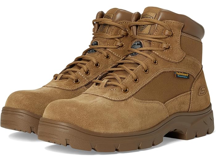 (取寄) スケッチャーズ ワーク メンズ ワスカナ - コンプ トゥ ブーツ SKECHERS Work men Wascana - Baylan Comp Toe Boots Coyote