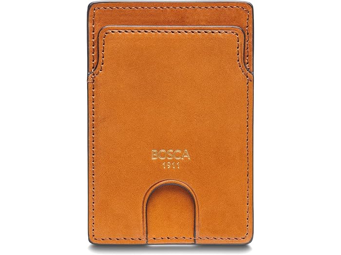 (取寄) ボスカ メンズ オールド レザー - スリム カード ケース Bosca men Old Leather - Slim Card Case Saddle