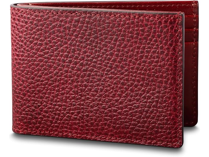 (取寄) ボスカ メンズ ローマ イタリア - スモール バイフォールド ウォレット Bosca men Roma Italia - Small Bifold Wallet Burgundy