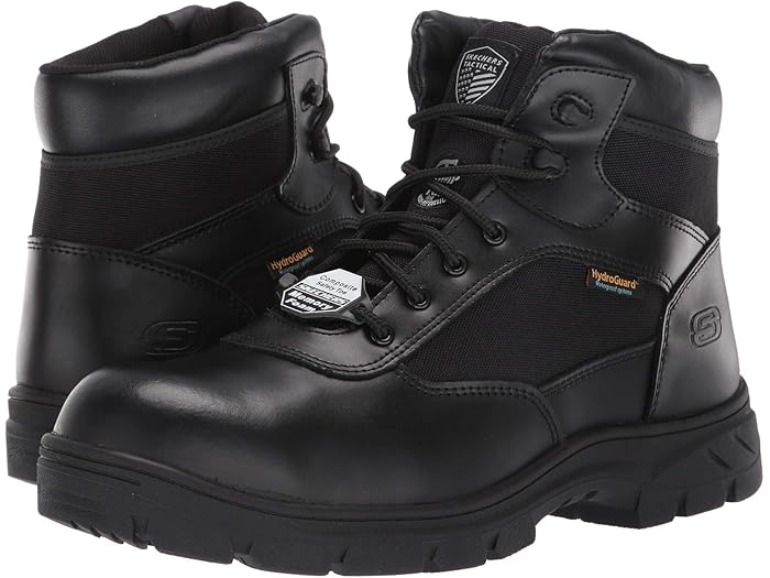 (取寄) スケッチャーズ ワーク メンズ ワスカナ - リンネ コンプ トゥ SKECHERS Work men Wascana - Linnean Comp Toe Black
