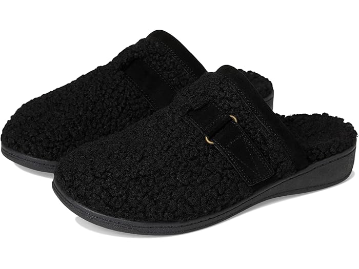 (取寄) バイオニック レディース イジー ミュール スリッパ VIONIC women Izzy Mule Slippers Black