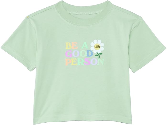 (取寄) ノースフェイス キッズ キッズ ショート スリーブ グラフィック ティー (トドラー) The North Face Kids kids Short Sleeve Graphic Tee (Toddler) Misty Sage/Be A Good Person Graphic