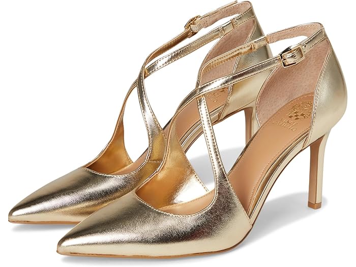 (取寄) ヴィンスカムート レディース ハイ ヒール ポンプ Vince Camuto women Noreta High Heel Pump Egyptian Gold