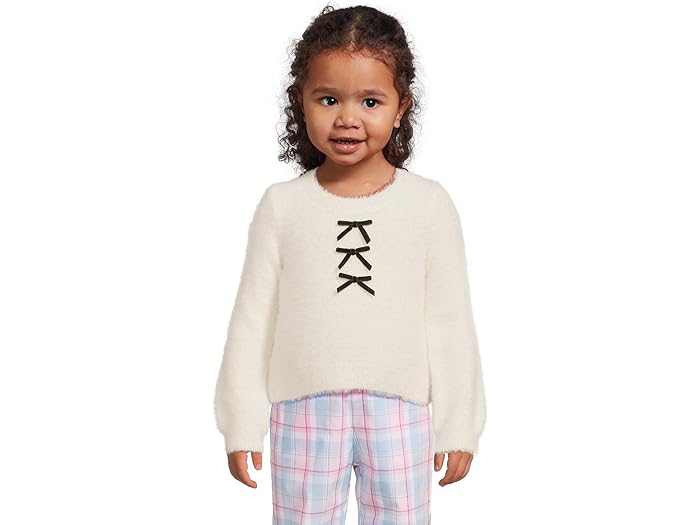(取寄) ジャニー アンド ジャック ガールズ ファジー ミニ ボウ セーター (インファント) Janie and Jack girls Fuzzy Mini Bow Sweater (Infant) Ivory