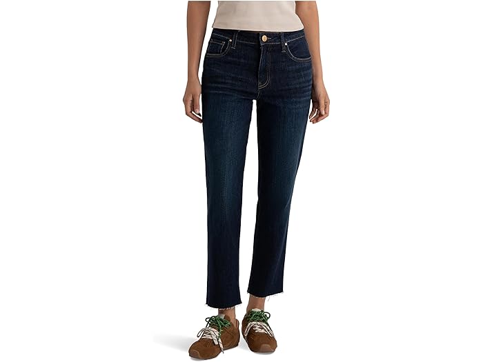 (取寄) カット フロム ザ クロス レディース リース ハイライズ ファブ AB アンクル ストレート ロー ヘム KUT from the Kloth women Reese High-rise Fab Ab Ankle Straight Raw Hem Courageously