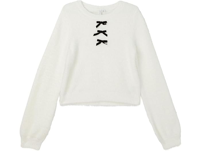 (取寄) ジャニー アンド ジャック ガールズ ファジー ミニ ボウ セーター (トドラー/リトル キッド/ビッグ キッド) Janie and Jack girls Fuzzy Mini Bow Sweater (Toddler/Little Kid/Big Kid) Ivory