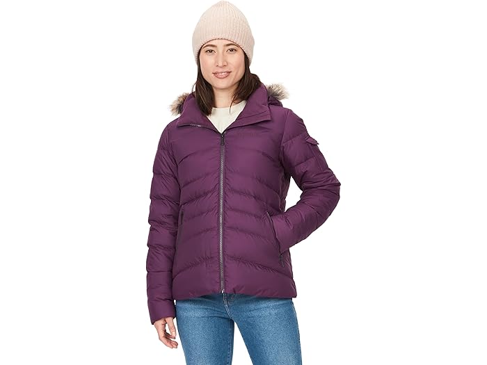 (取寄) マーモット レディース イサカ ジャケット Marmot women Ithaca Jacket Purple Fig 1