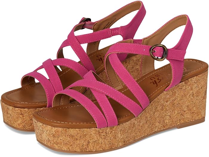 (取寄) ブローフィッシュ マリブ レディース オーロラ ストラップ サンダル Blowfish Malibu women Aurora Strappy Sandals Fuchsia Suede