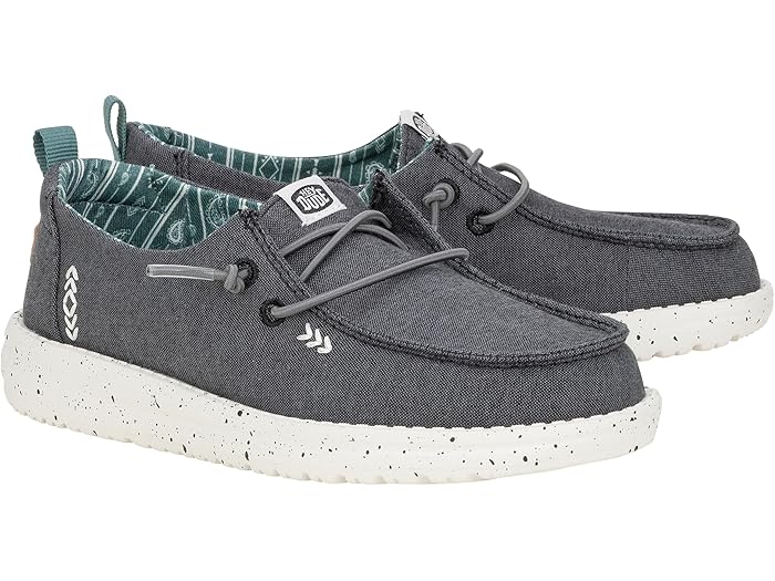 (取寄) ヘイデュードキッズ ガールズ ウェンディ シャンブレー (リトル キッド/ビッグ キッド) Hey Dude Kids girls Wendy Chambray (Little Kid/Big Kid) Black