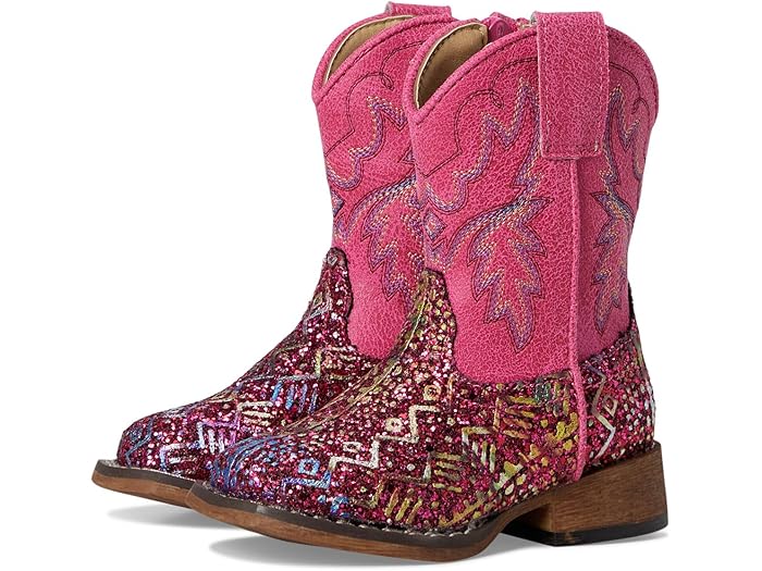 (取寄) ローパー キッズ ガールズ グリッター アズテク リ (トドラー) Roper Kids girls Glitter Aztec II (Toddler) Fuschia Aztec Glitter Vamp