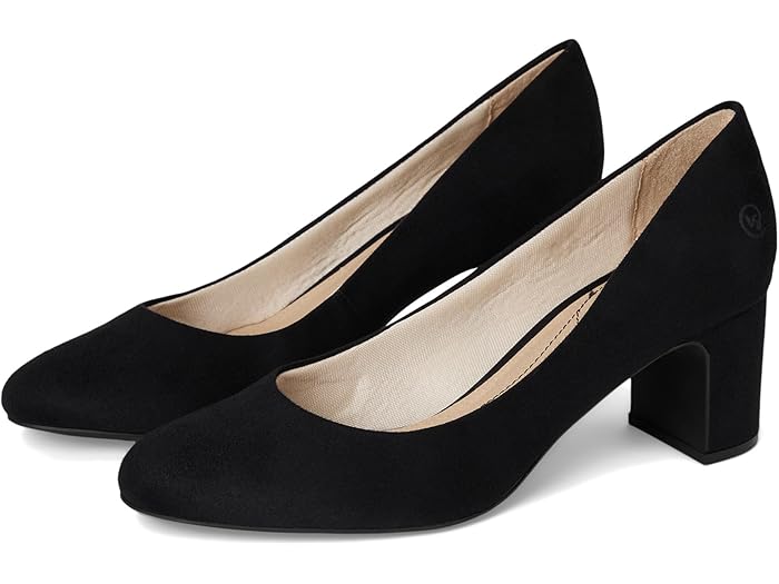 (取寄) ライフストライド レディース テイラー ブロック ヒール ドレス シューズ LifeStride women Taylor Block Heel Dress Shoes Black Fabric