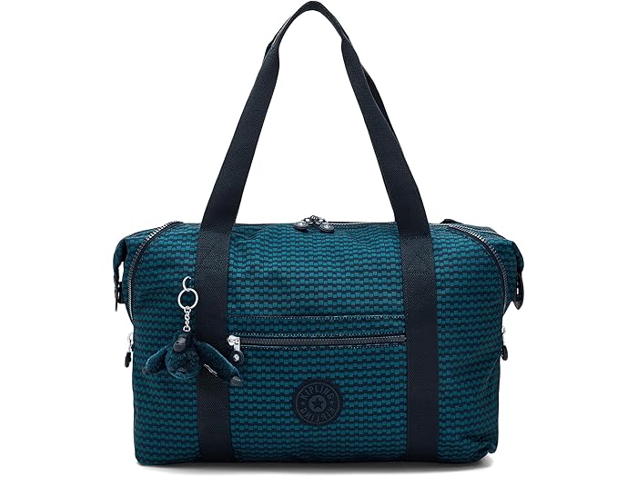 (取寄) キプリング レディース アート ミディアム トート バッグ Kipling women Art Medium Tote Bag Dark Lobby Tile