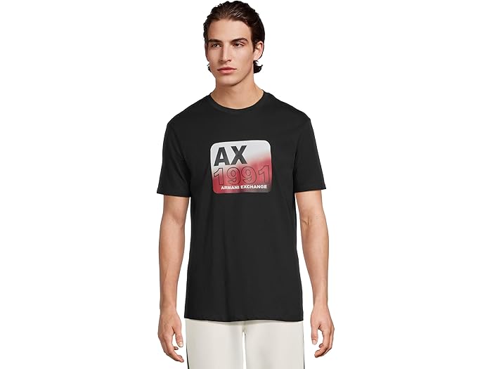 (取寄) アルマーニエクスチェンジ メンズ 1991 バブル グラフィック T-シャツ Armani Exchange men 1991 Bubble Graphic T-shirt Deep Navy 13,450円