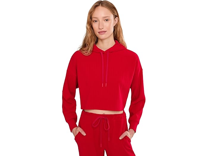 (取寄) ビヨンドヨガ レディース オール デイ ブーディ Beyond Yoga women All Day Hoodie Holly Red
