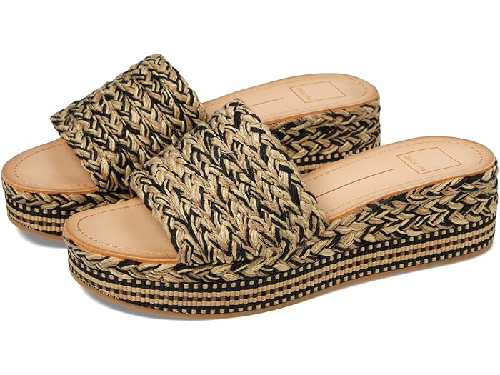 (取寄) ドルチェヴィータ レディース パズリ Dolce Vita women Pazli Black Multi Woven
