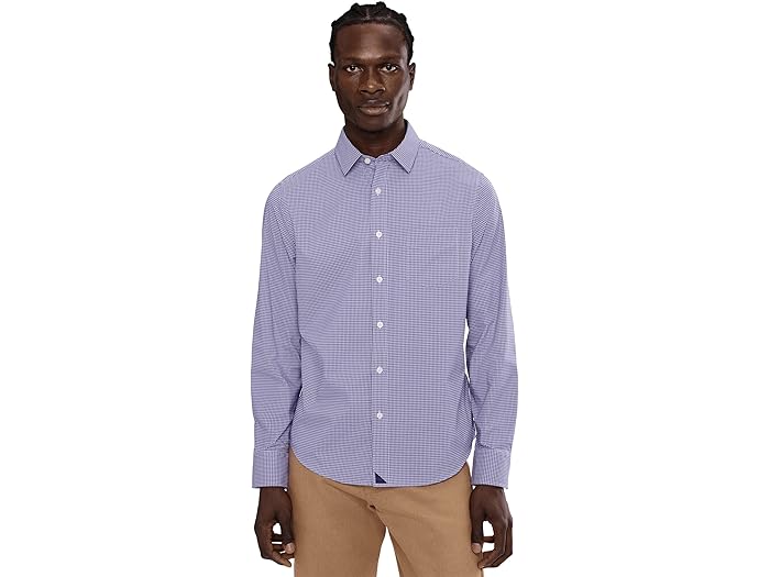 (取寄) アンタックイット メンズ パフォーマンス シャツ ウィズ ポケット UNTUCKit men Performance Shirt with Pocket Purple
