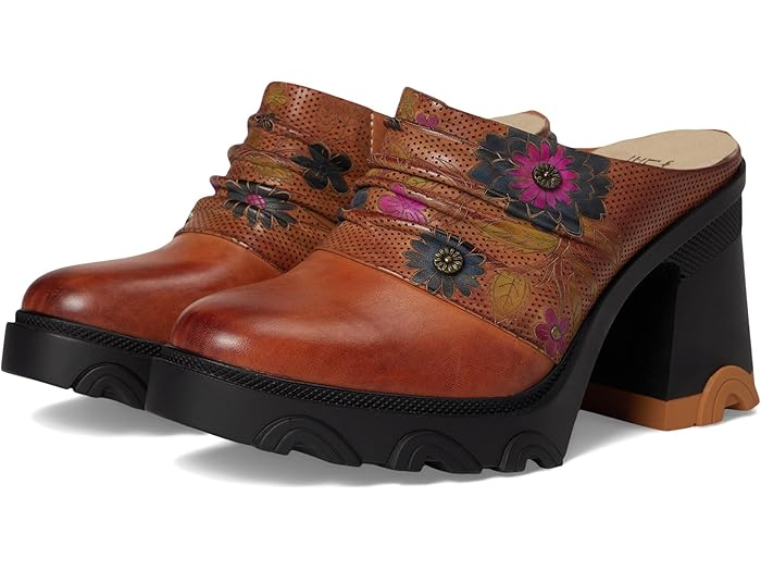 (取寄) ラルティストバイスプリングステップ レディース ケミストリー L'Artiste by Spring Step women Chemistry Camel Multi