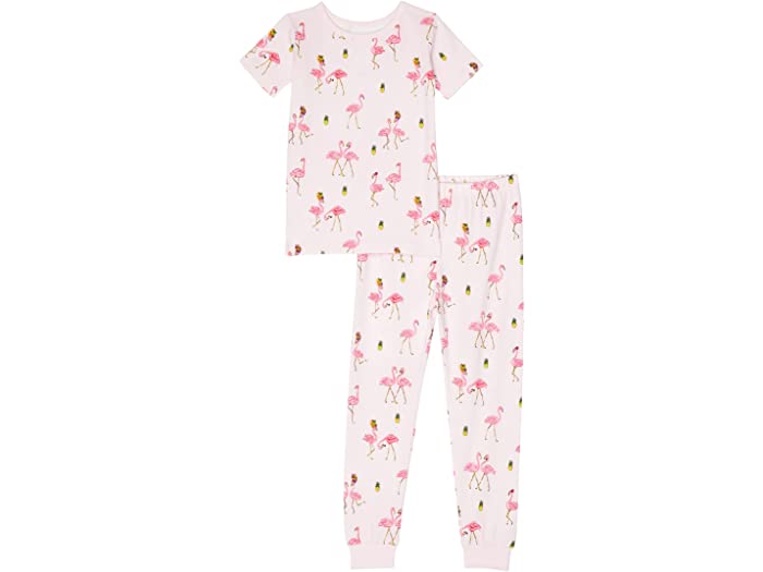 (取寄) ベッドヘッドパジャマ キッズ キッズ ブーブー ショート スリーブ スナグ フィット Pj セット (インファント) BedHead Pajamas Kids kids Booboo Short Sleeve Snug Fit PJ Set (Infant) Flamingo Cha Cha