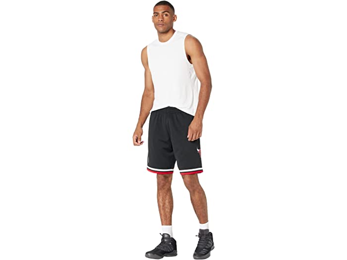 (取寄) ミッチェル ネス NBA スウィングマン ショーツ ブルズ Mitchell Ness NBA Alternate Swingman Shorts Bulls 97-98 Black