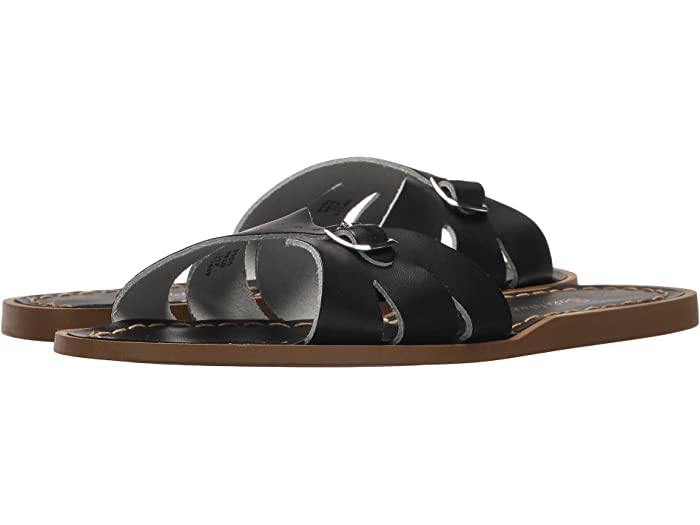 (取寄) ソルト ウォーター サンダル バイ ホイ シューズ ガールズ クラシック スライド (ビッグ キッズ/アダルト) Salt Water Sandal by Hoy Shoes girls Classic Slide (Big Kid/Adult) Black