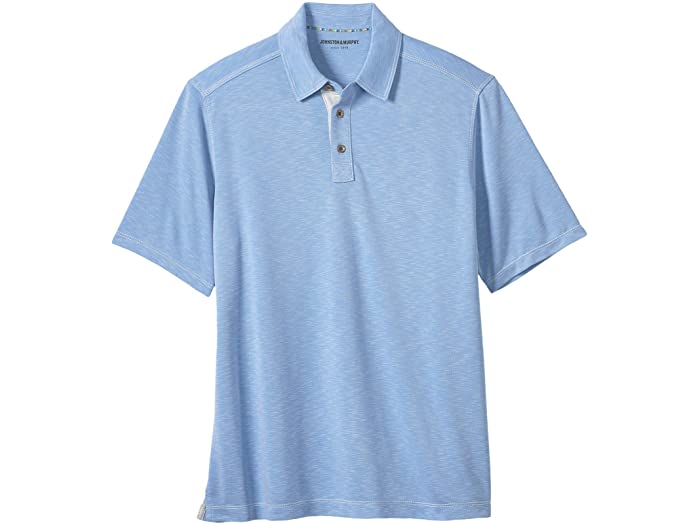 (取寄) ジョンストン&マーフィー メンズ ビンテージ スラブ ポロ Johnston & Murphy men Vintage Slub Polo Light Blue