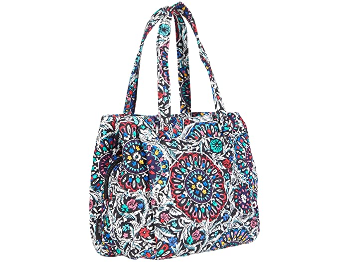 (取寄)ヴェラブラッドリーコットンミニマルチ-コンパートメントクロスボディパースVeraBradleyCottonMiniMulti-CompartmentCrossbodyPurseStainedGlassMedallion