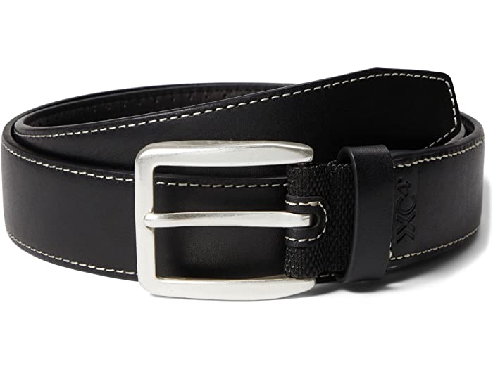 (取寄) ジョンストンマーフィー メンズ XC4 スポーツ カジュアル ベルト Johnston Murphy men XC4 Sport Casual Belt Black Leather