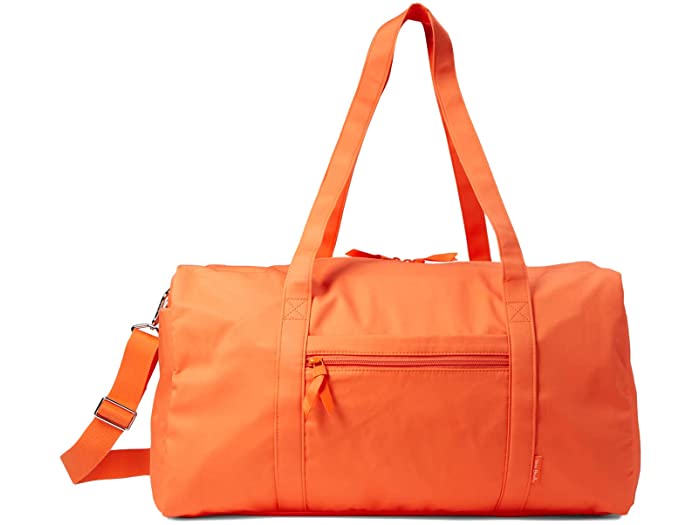 超特価SALE開催 良質 取寄 ヴェラ ブラッドリー コットン ラージ トラベル ダッフル バッグ Vera Bradley Cotton Large Travel Duffel Bag Orange Bell Pepper - Recycled scgp-sa.com scgp-sa.com
