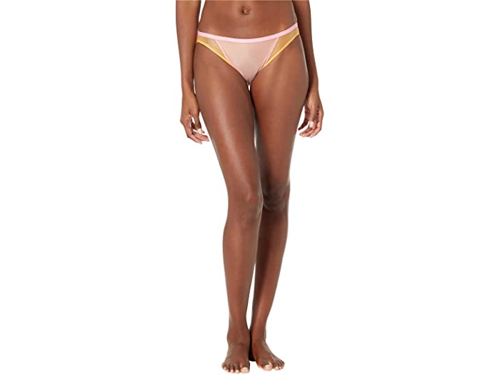 (取寄) カルバンクライン アンダーウェア レディース ワン プライド メッシュ ミッドライズ ビキニ Calvin Klein Underwear women One Pride Mesh Mid-Rise Bikini Orange Juice