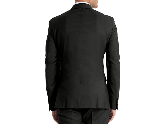 (取寄) カルバンクライン メンズ メンズ スリム フィット スーツ Calvin Klein men Mens Slim Fit Suit Separates Solid Charcoal