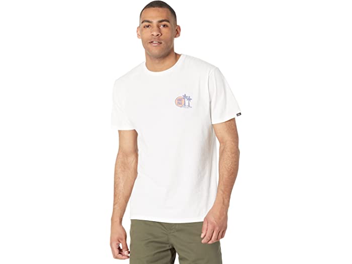 (取寄) バンズ メンズ オリジナル アイランド ショート スリーブ ティー Vans men Original Island Short Sleeve Tee White