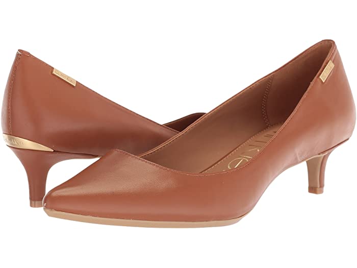 (取寄) カルバンクライン レディース ガブリアンナ ポンプ Calvin Klein women Gabrianna Pump Cognac 1