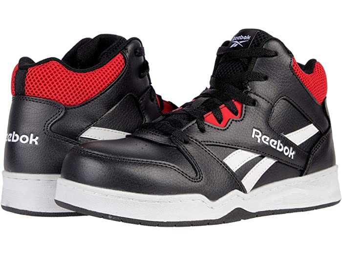 (取寄) リーボック ワーク メンズ BB4500 ワーク ハイ トップ スニーカー Reebok Work men BB4500 Work High Top Sneaker Black/Red