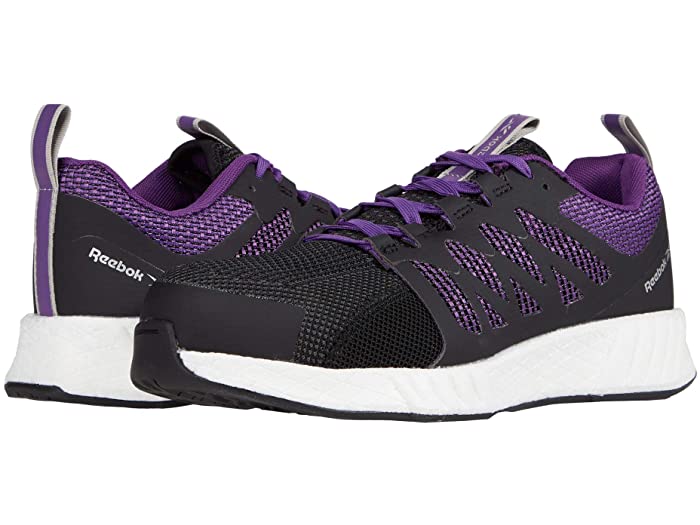 (取寄) リーボック ワーク レディース フュージョン フレックスウィーブ ケージ コンポジット トゥ Reebok Work women Fusion Flexweave Cage Composite Toe Purple