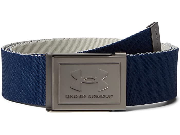 取寄 アンダーアーマー メンズ ウェビング ベルト Under Armour men Webbing Belt Academy Khaki Base  Silver 【限定セール！】