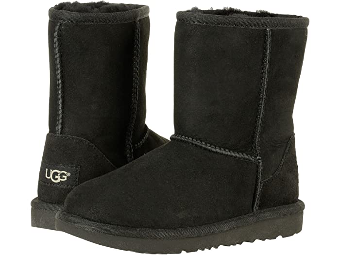 (取寄) アグ キッズ キッズ クラシック リ (リトル キッド/ビッグ キッド) UGG Kids kids Classic II (Little Kid/Big Kid) Black