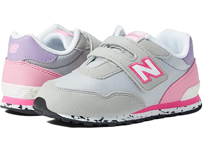 取寄 ニューバランス キッズ ガールズ 515 インファント トドラー New Balance Kids girls Infant Toddler  Rain Cloud Hi-Pink 【超ポイントバック祭】