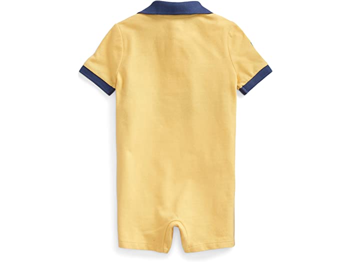 (取寄)ラルフローレンキッズビッグポニーコットンメッシュポロショートール(インファント)PoloRalphLaurenKidsBigPonyCottonMeshPoloShortall(Infant)EmpireYellowMulti