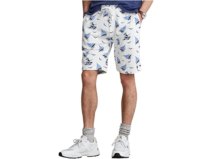 Fashion Trousers Shorts QED London Shorts white-black allover print casual look 