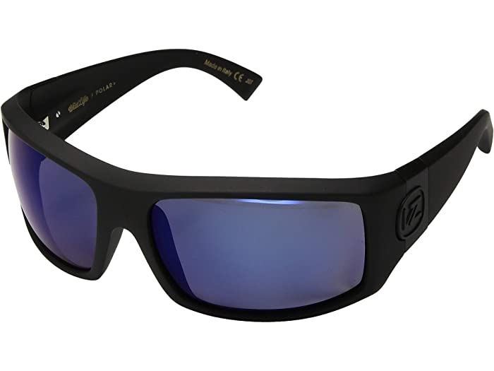 ボンジッパー メンズ サングラス・アイウェア アクセサリー Lesmore Black Satin Wild Blue Chrome  Polarized Plus 通販