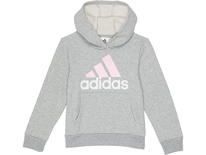 取寄 アディダス キッズ ガールズ adidas Kids girls Essential Fleece Hooded Pullover  Toddler Little Grey Heather 注目の