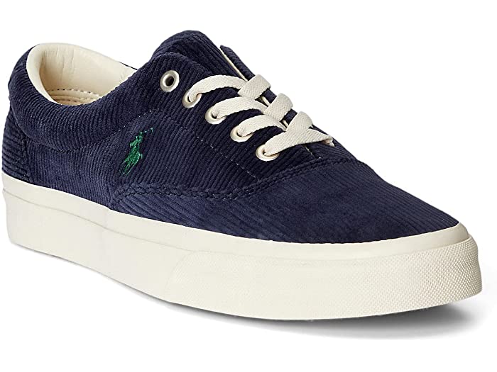 はレザーの 取寄 Polo Ralph Lauren Men Thorton Sneaker Khahki ジェットラグ店 ラルフローレン メンズ スニーカー なキャンバ