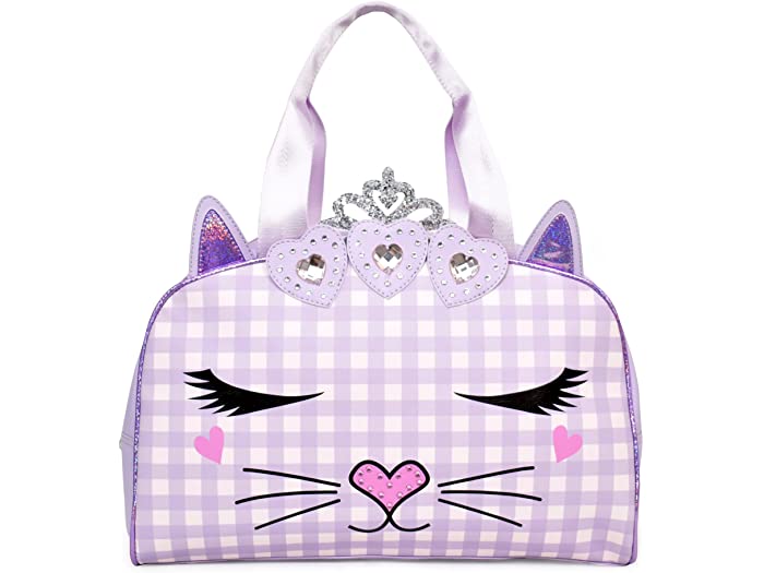 取寄 ミス グウェンズ OMG アクセサリー ガールズ Miss Gwen's Accessories girls Bella Heart Gems  Crown Medium Duffel Bag Lavender 【35％OFF】