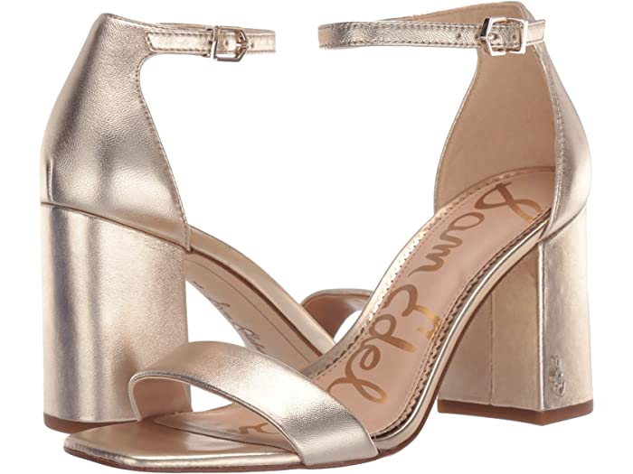 (取寄) サムエデルマン レディース ダニエラ シューズ サンダル スニーカー 靴 Sam Edelman women Daniella Molten Gold Soft Metallic Sheep Leather