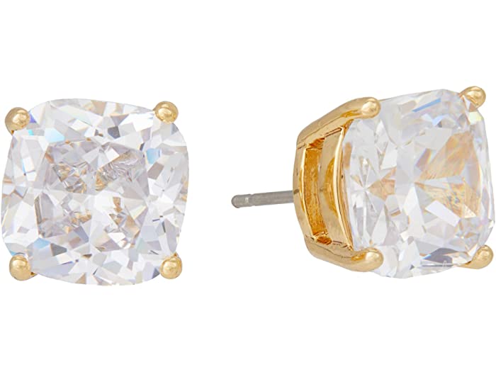 (取寄) ケイトスペード Kate Spade New York Mini Small Square Studs Earrings Clear