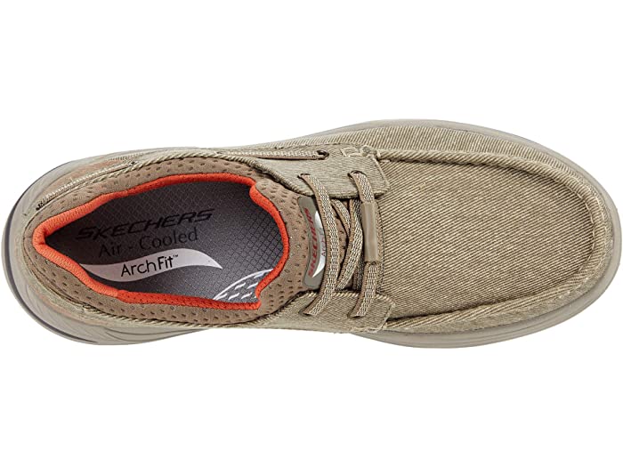 超人気 men 取寄 メンズ Tan スケッチャーズ - SKECHERS Arch Oven Fit Motley 登山・トレッキング